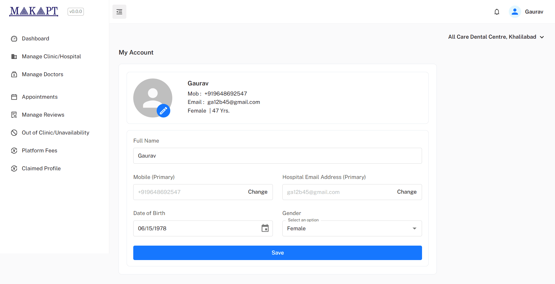 Makapt mobile app preview